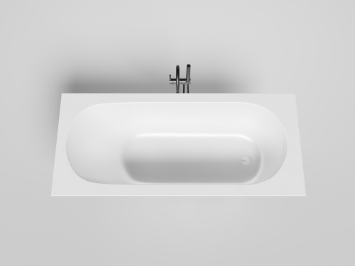 Ванна из литьевого мрамора Salini ORNELLA 102412G 180х80 встраиваемая прямоугольная - фото 2